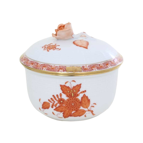 Sugar basin, rose knob