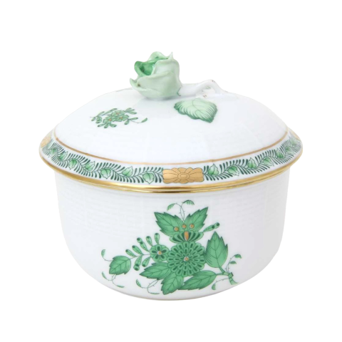 Sugar basin, rose knob