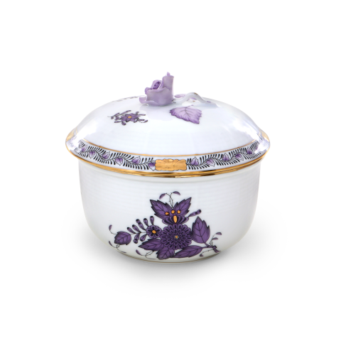 Sugar basin, rose knob