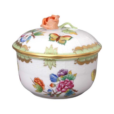 Sugar basin, rose knob