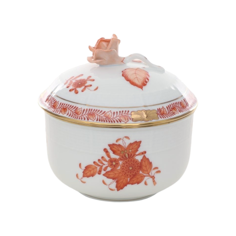 Sugar basin, rose knob