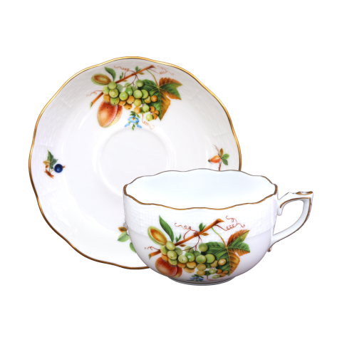 Teacup with saucer