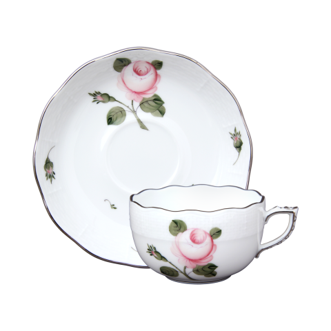 Teacup with saucer