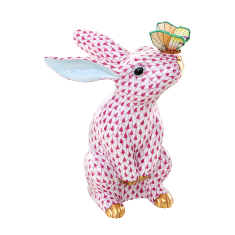Bunny with Butterfly on Nose