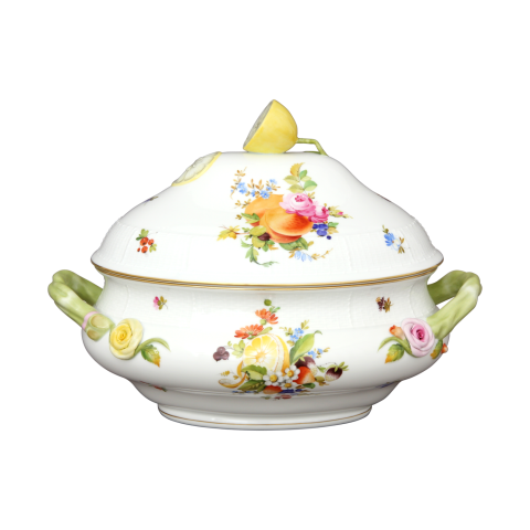 Soup tureen, lemon knob