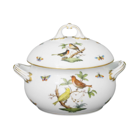 Soup tureen, strap knob