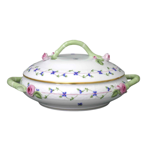 Vegetable dish, branch knob