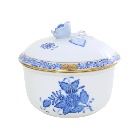 Sugar basin, rose knob