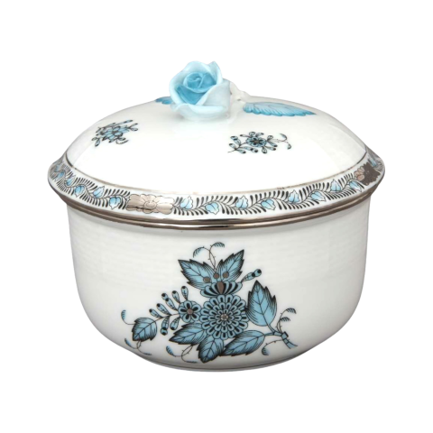 Sugar basin, rose knob