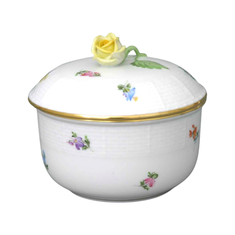 Sugar basin, rose knob