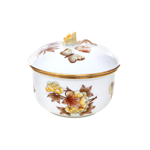 Sugar basin, rose knob