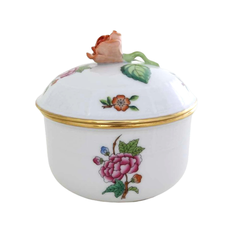 Sugar basin, rose knob