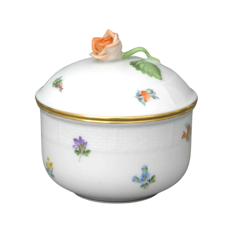 Sugar basin, rose knob