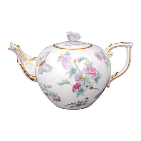 Teapot, butterfly knob