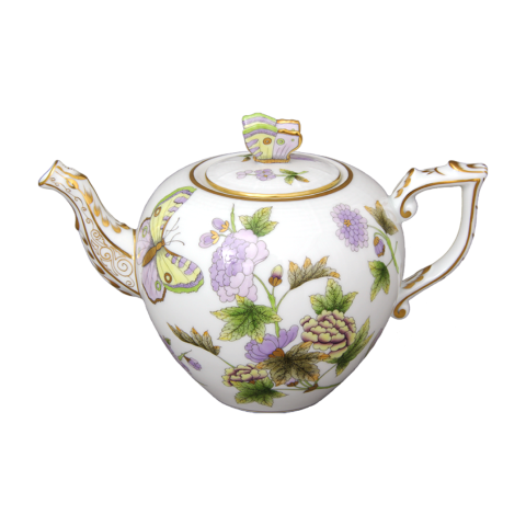 Teapot, butterfly knob