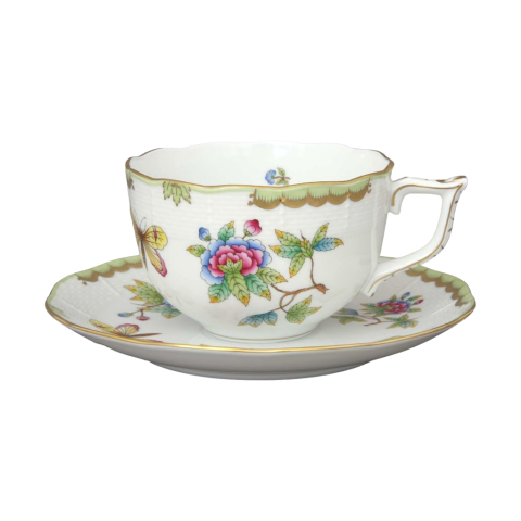 Teacup with saucer