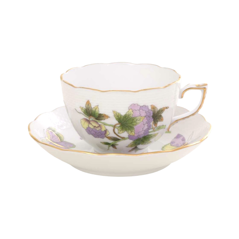 Teacup with saucer