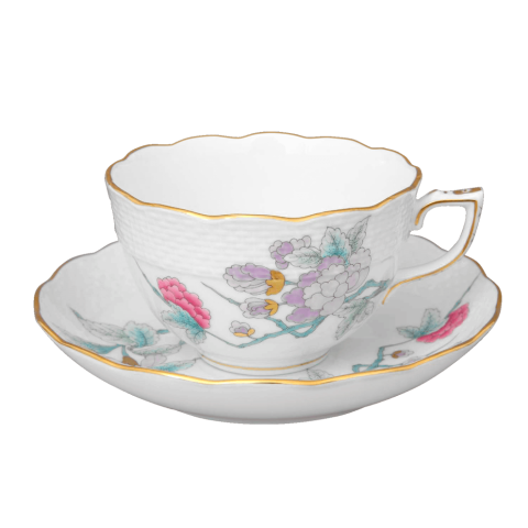Teacup with saucer