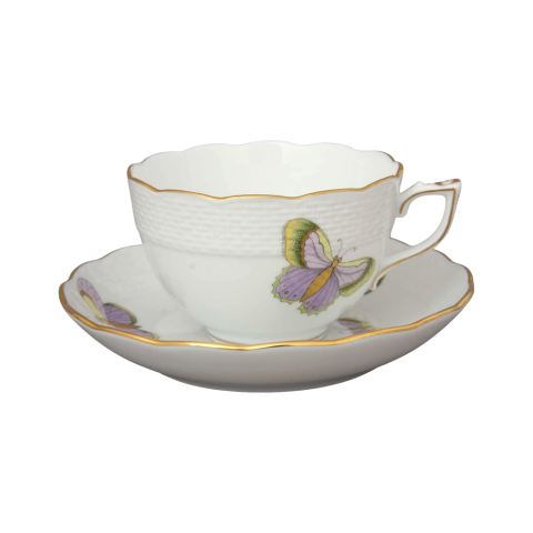 Teacup with saucer