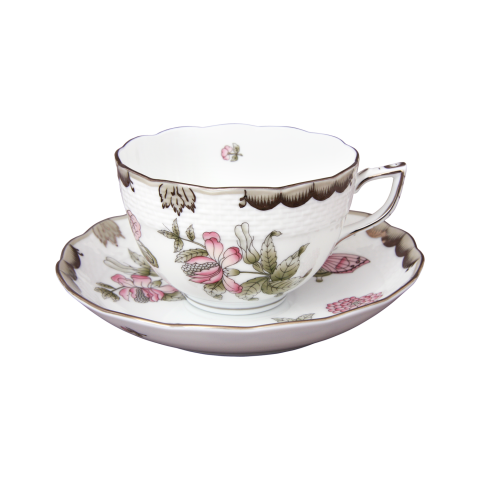 Teacup with saucer