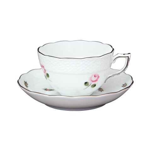 Teacup with saucer