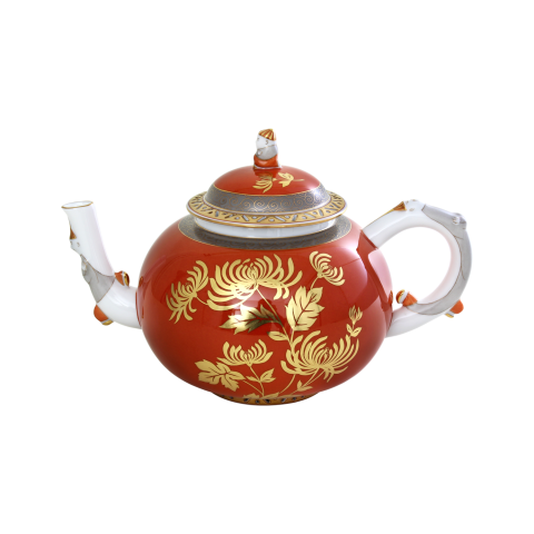Teapot, mandarin knob