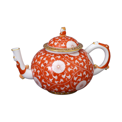 Teapot, mandarin knob