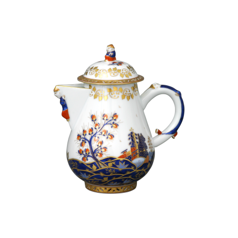 Coffeepot, mandarin knob