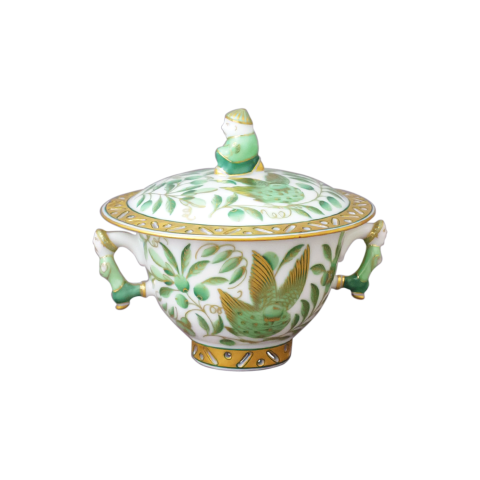 Sugar basin, mandarin knob