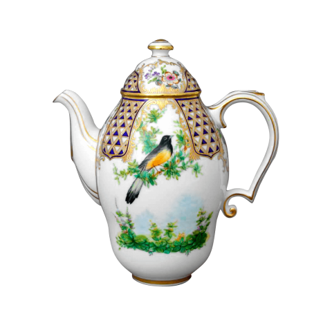 Coffeepot, button knob