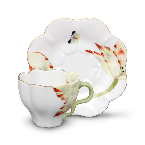 Teacup with saucer