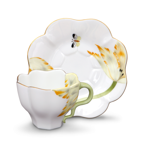 Teacup with saucer