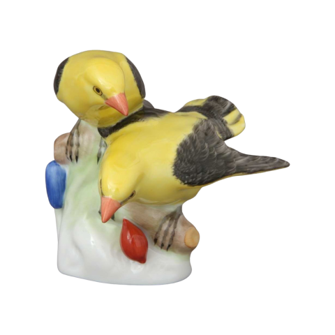 Pair of yellow-hammers, small