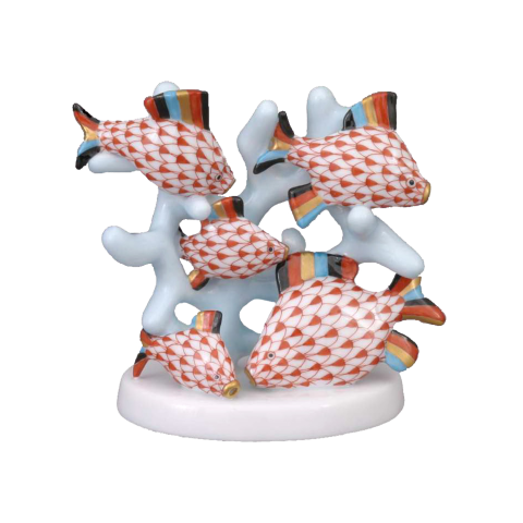 Fishes on coral, small