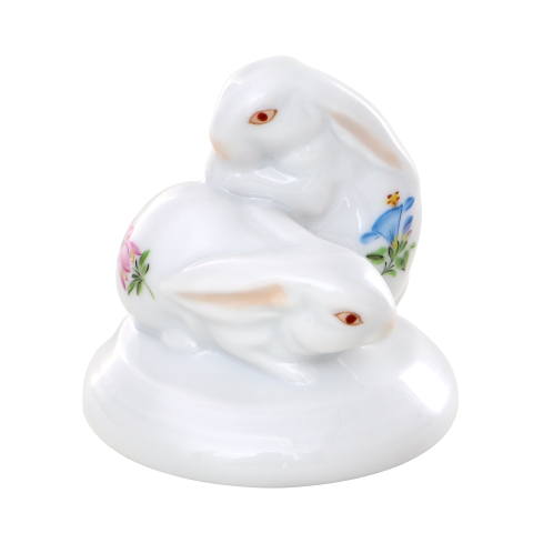 Pair of rabbits, miniature