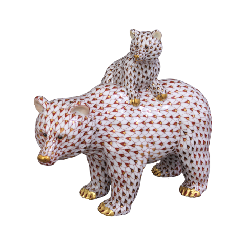 Grizzly bear with baby