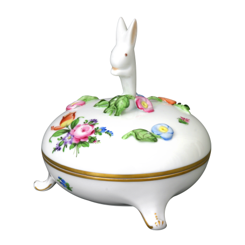 Bonbonniere, rabbit knob