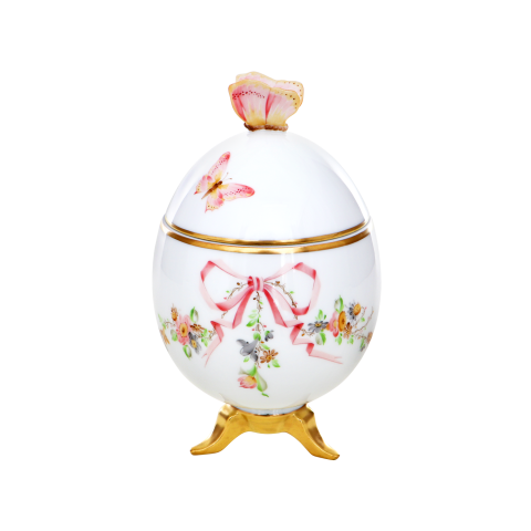 Egg, butterfly finial