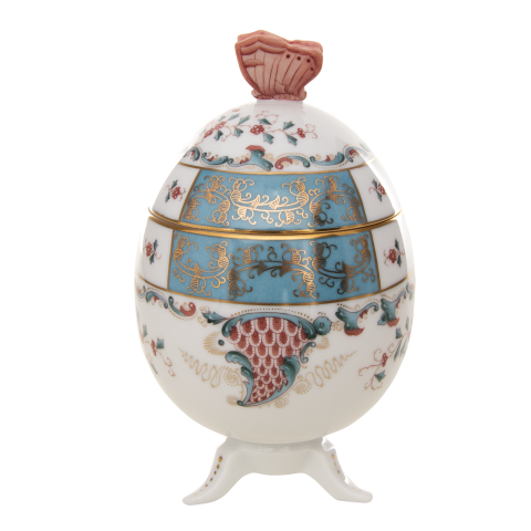 Egg, butterfly finial