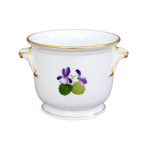 Flowerpot, twisted handle