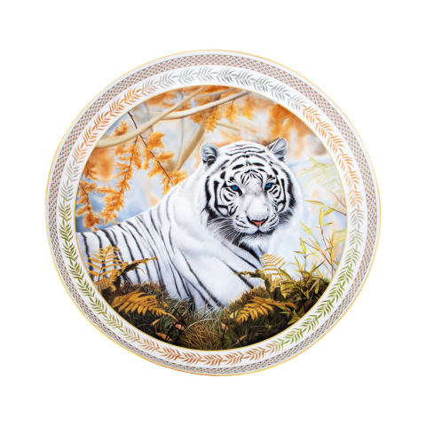 Ornamental plate, open-work