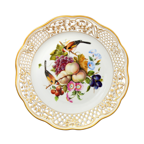 Wall plate, open-work