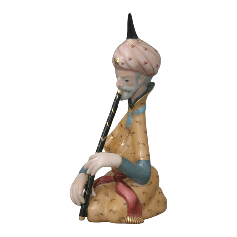 Persian musician with flute