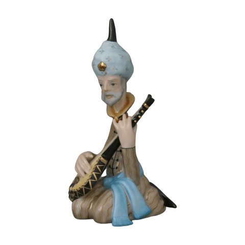 Persian musician with guitar