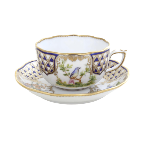 Teacup with saucer