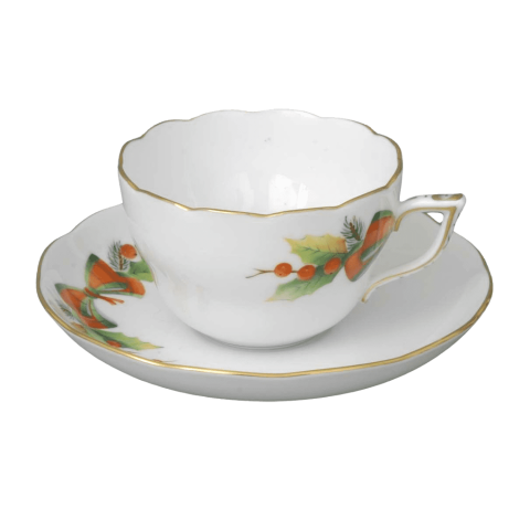 Teacup with saucer
