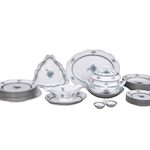 Dinner service for 6 persons decorated in ATQ3-PT